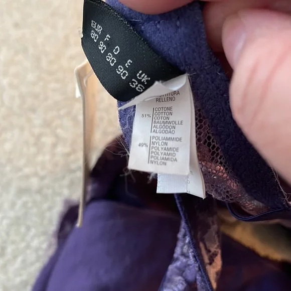 NWT LA PERLA FLORAL LACE BRA - Picture 3 of 4